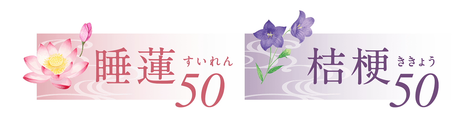 睡蓮50・桔梗50